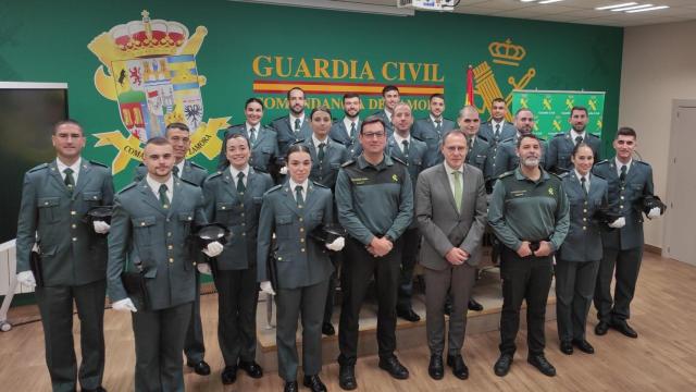 El subdelegado del Gobierno, Ángel Blanco recibe a los 29 agentes que se incorporan a la Comandancia de Zamora