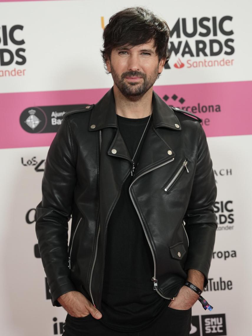 David Otero, en la alfombra roja.