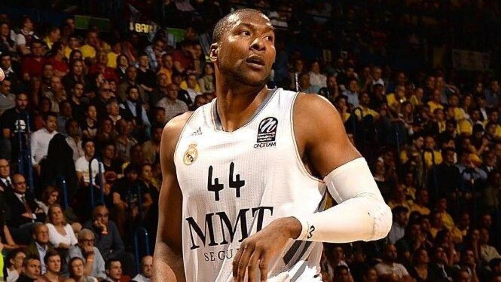 Marcus Slaughter, durante un partido con el Real Madrid.