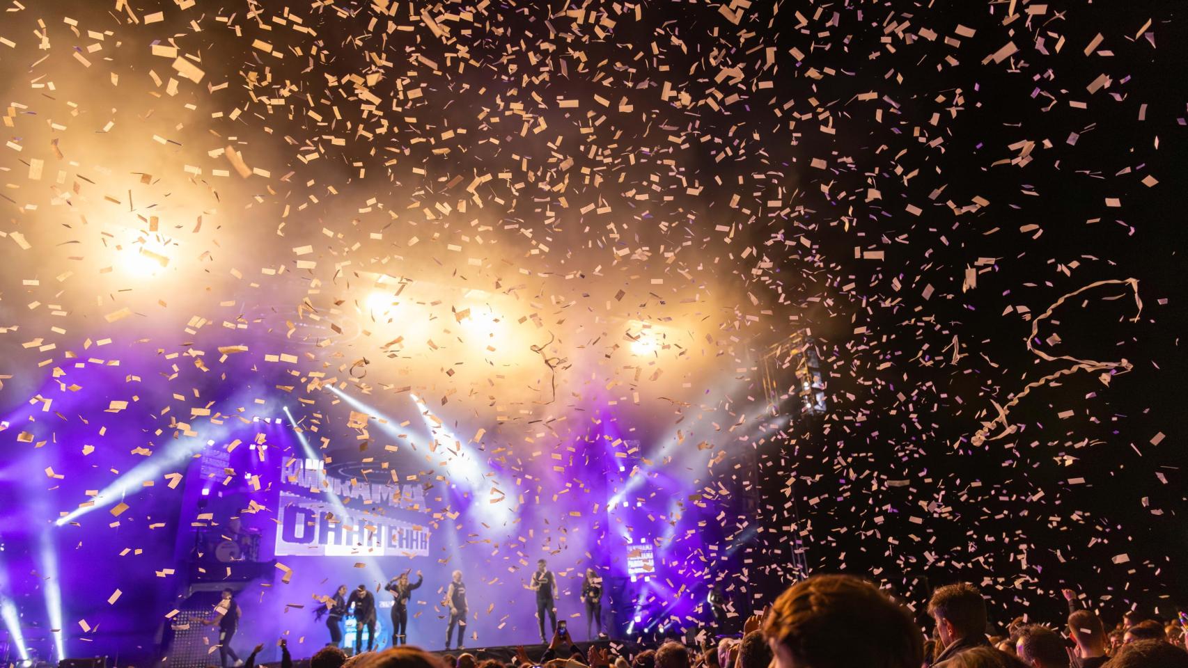 La orquesta Panorama, durante una actuación.