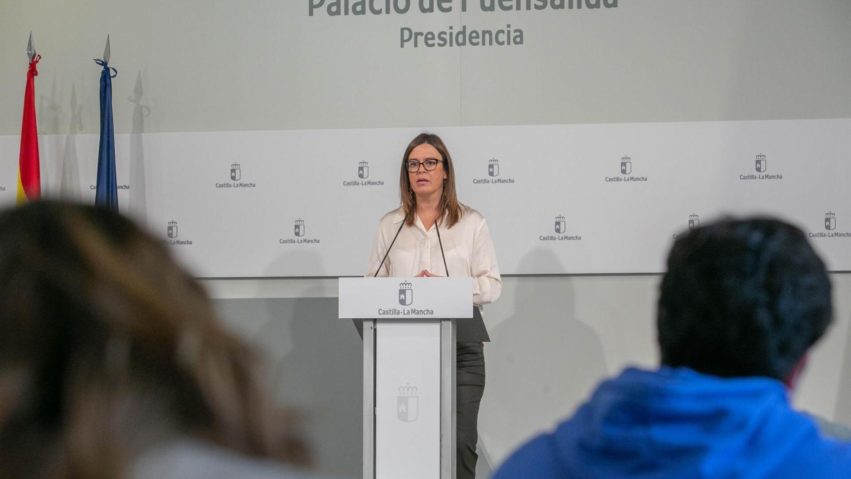 La consejera portavoz, Esther Padilla.