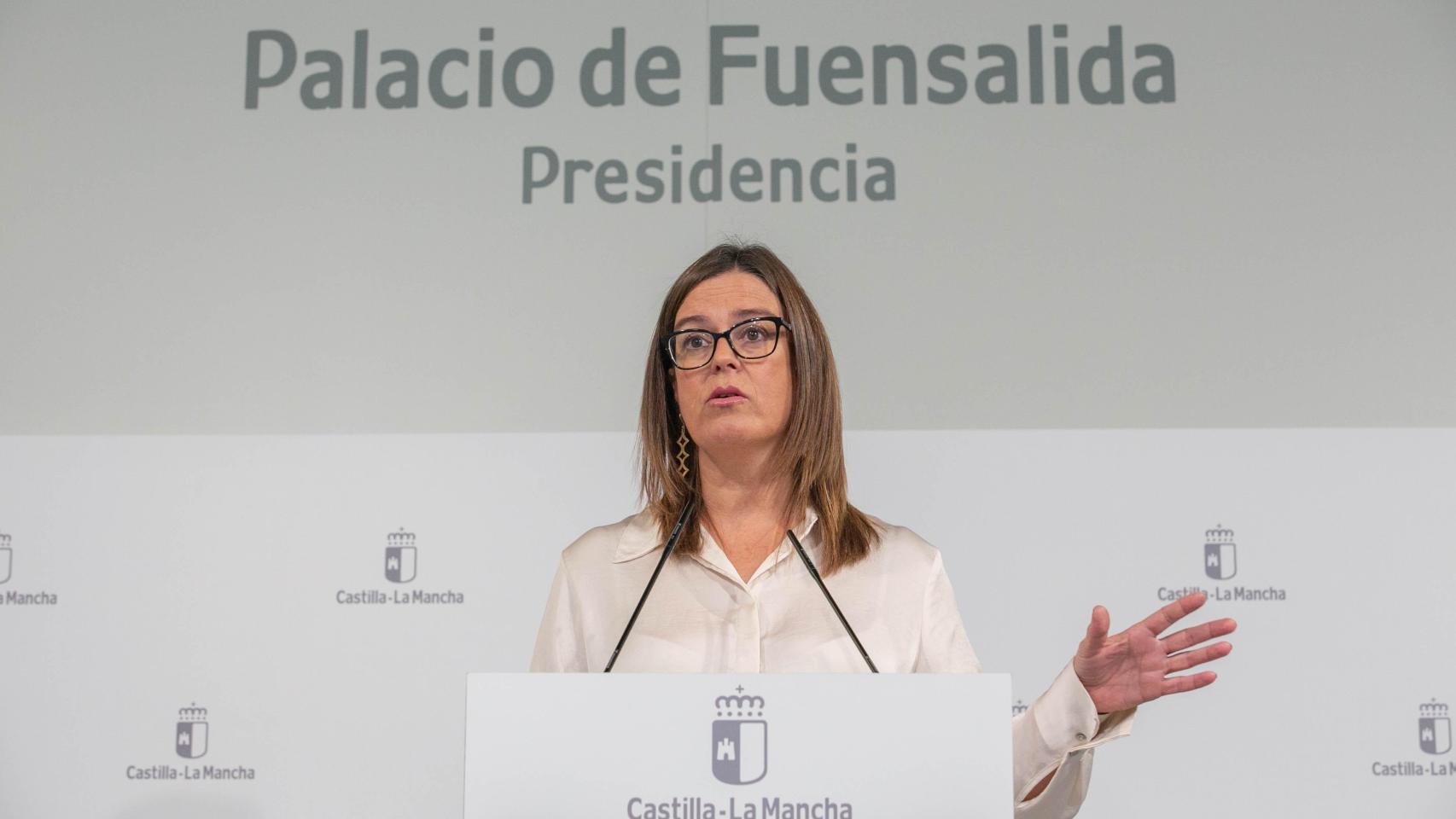 Esther Padilla, consejera portavoz del Gobierno de Castilla-La Mancha. Foto: JCCM.