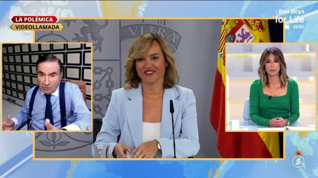 Pedro J. Ramírez en Telecinco este miércoles.