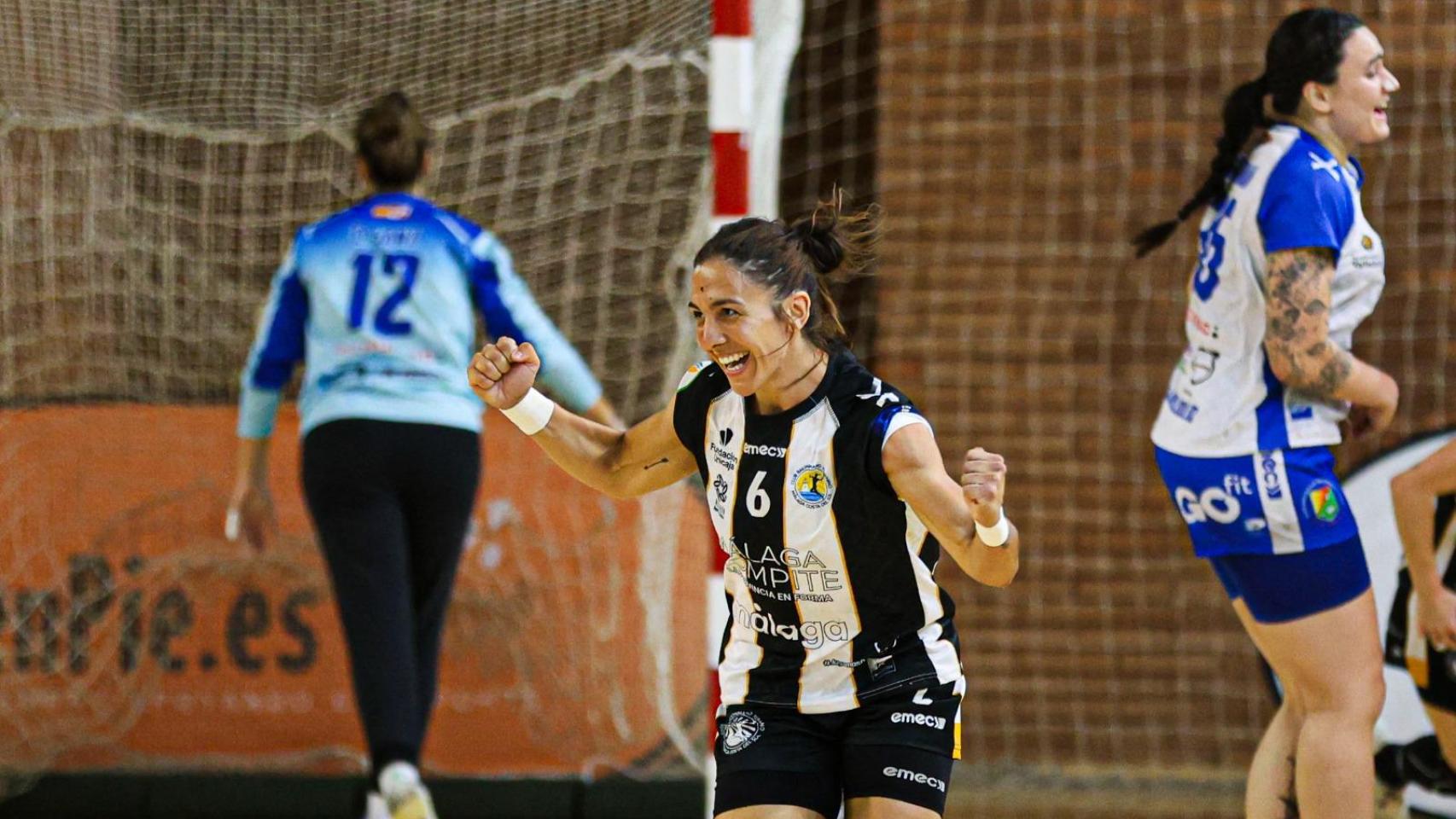 Estela Doiro, jugadora del Balonmano Málaga Costa del Sol