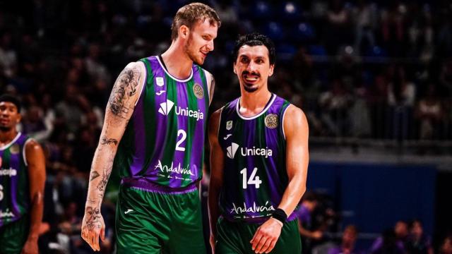 Balcerowski y Djedovic, jugadores del Unicaja.