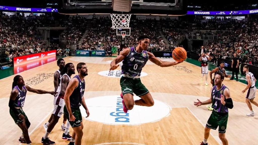 Tyson Pérez, jugador del Unicaja de Málaga