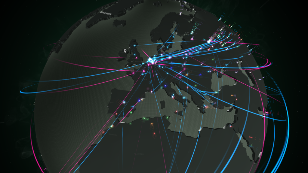 Mapa de ciberataques de Kaspersky