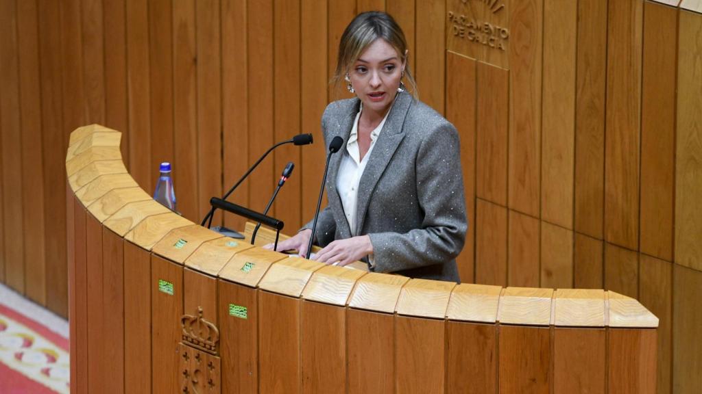 Fabiola García, durante su intervención en el Pleno