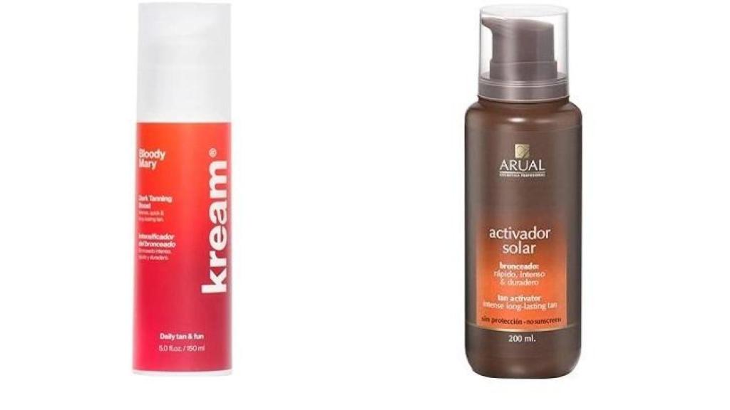 La AEMPS informa de la retirada de los cosméticos Arual Activador Solar y Kream Bloody Mary Intensificador de bronceado