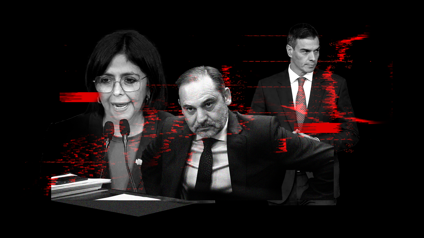 Foto de la noticia de Pedro Sánchez autorizó el viaje de Delcy Rodríguez a
                            España en el que se vio con Ábalos