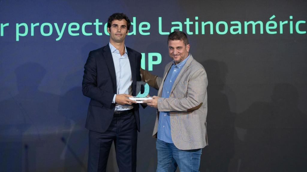 Ignacio Diego (Blip) y Carlos Cendra (Mapfre Open Innovation) .