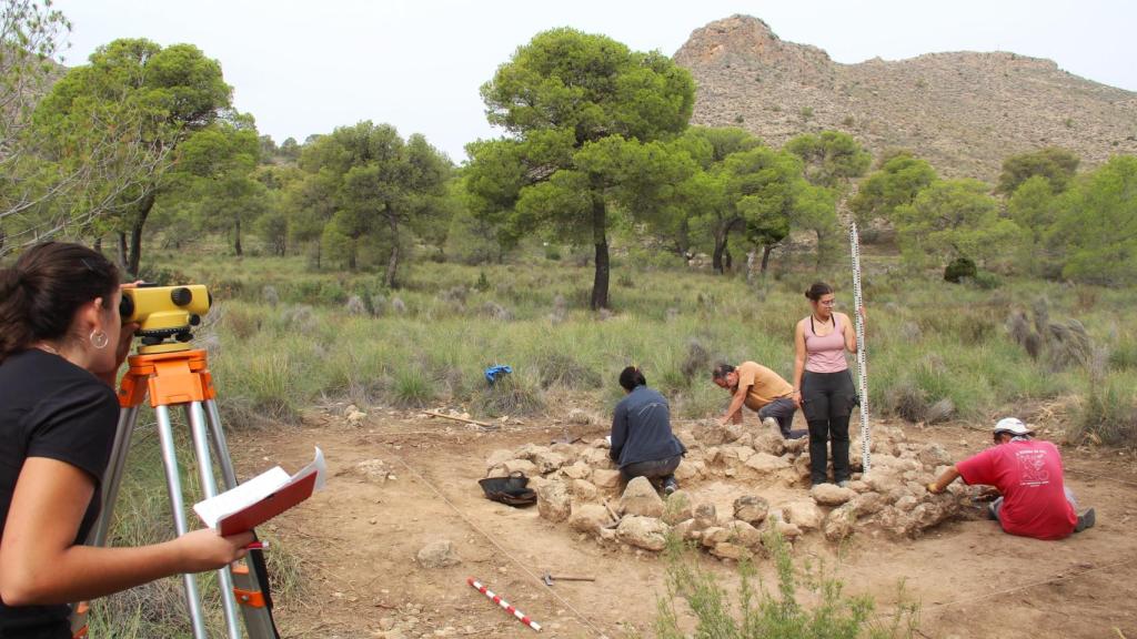 El yacimiento en Jumilla.