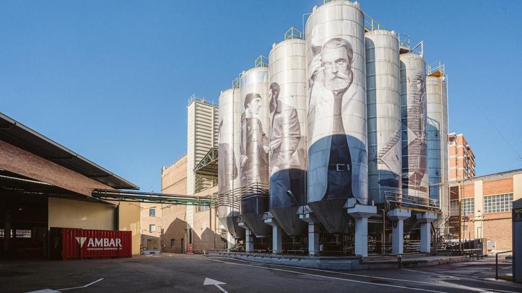 Fábrica de cervezas Ambar en Zaragoza.