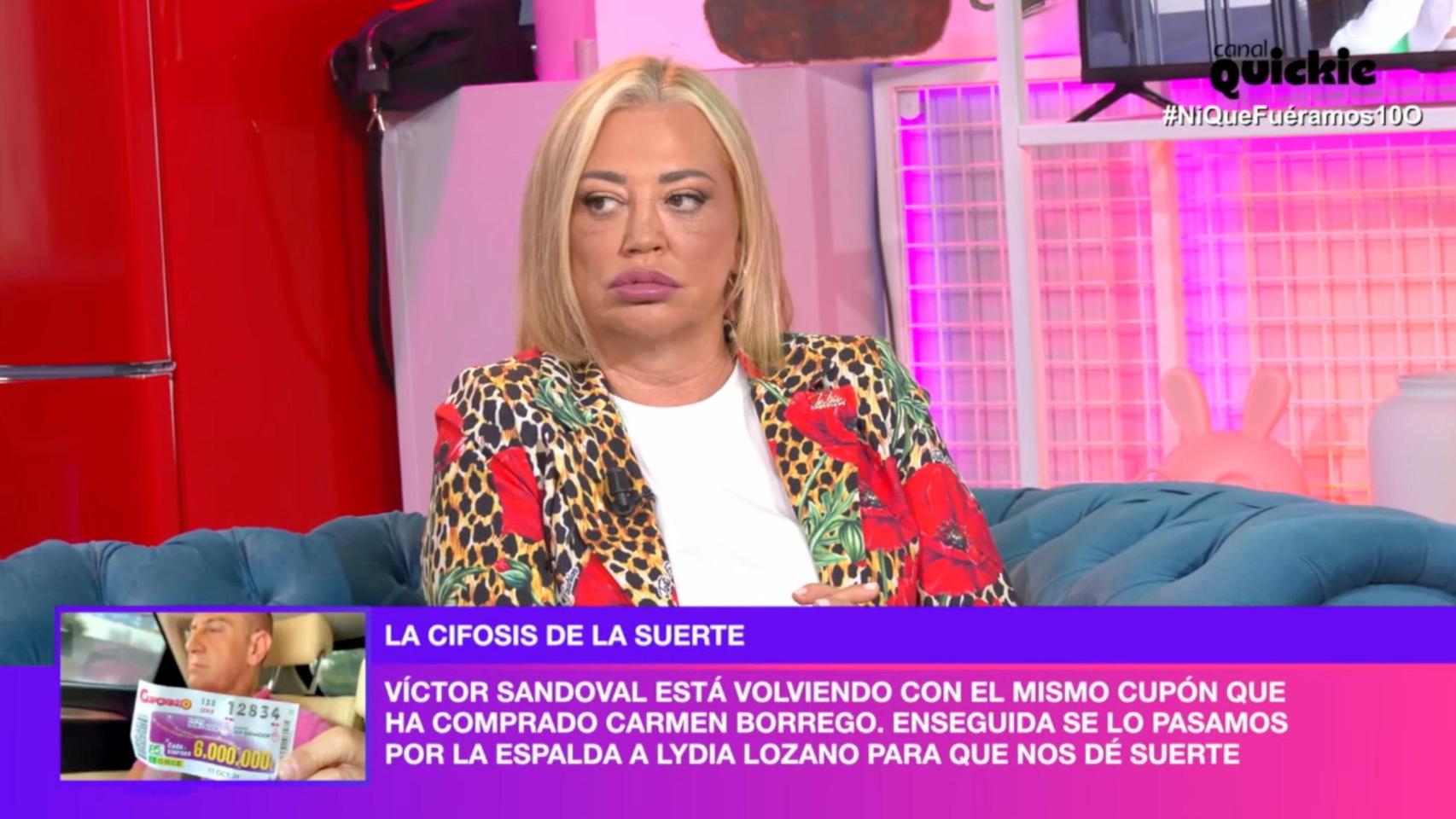 Belén Esteban en 'Ni que fuéramos'.