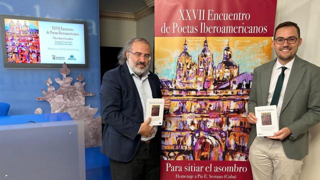 Alfredo Pérez-Alencart y Ángel Fernández presentan el XXVII Encuentro de Poetas Iberoamericanos