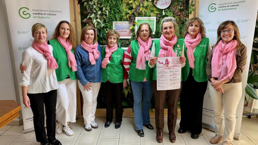 Presentación del programa de Guijuelo para el Día Internacional de la lucha contra el cáncer de mama