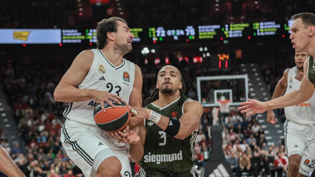 Sergio Llull, contra el Bayern Múnich