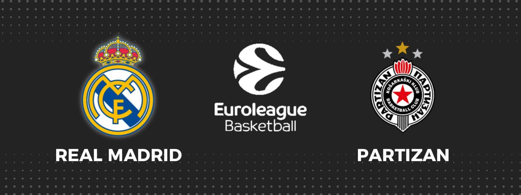 Real Madrid - Partizan, Euroliga de baloncesto en directo