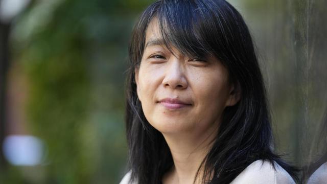 La escritora surcoreana Han Kang, ganadora del Premio Nobel de Literatura 2024. Foto: EFE/Alejandro García