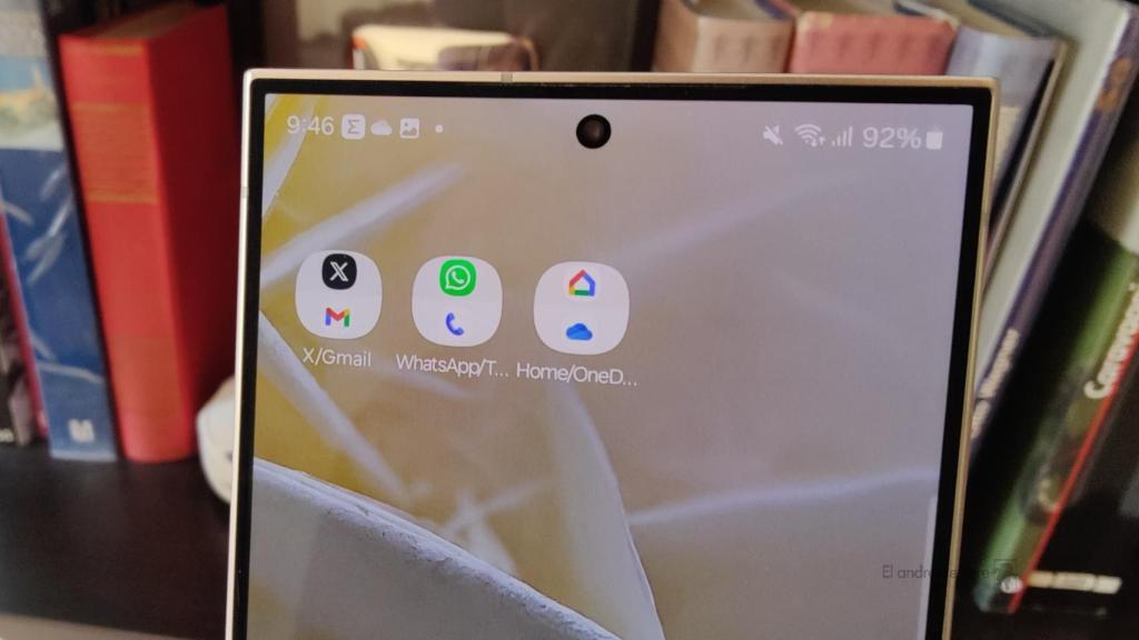 Pares de apps en un móvil Samsung