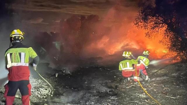Intervención de los bomberos. Foto: CPEIS Toledo.