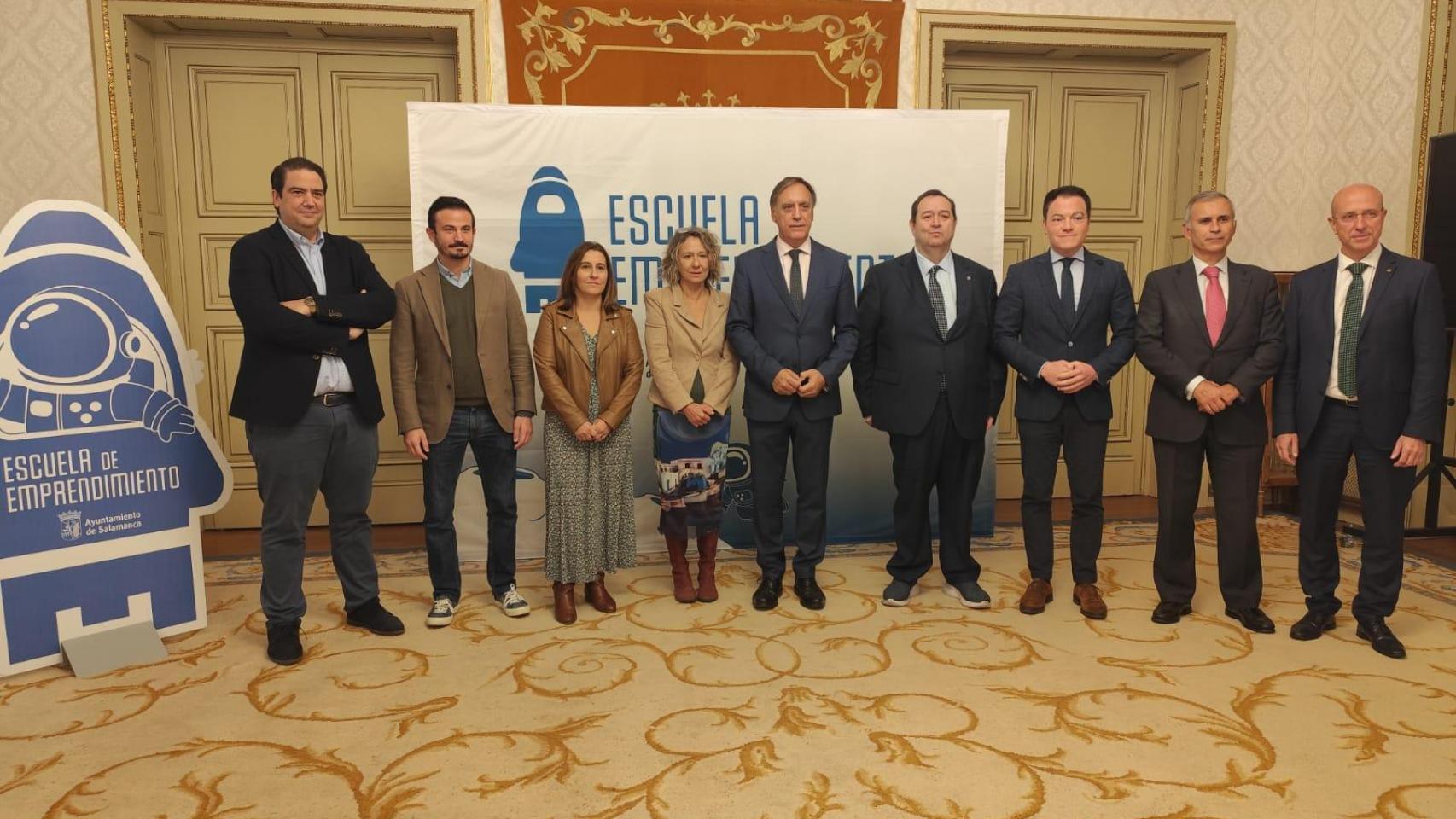 Presentación de la Escuela de Emprendimiento en el Ayuntamiento de Salamanca