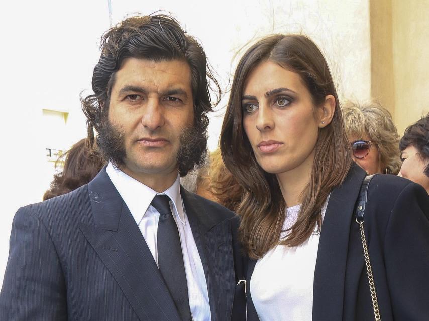Morante de la Puebla y su esposa, Elisabeth, en una imagen tomada en abril de 2018.