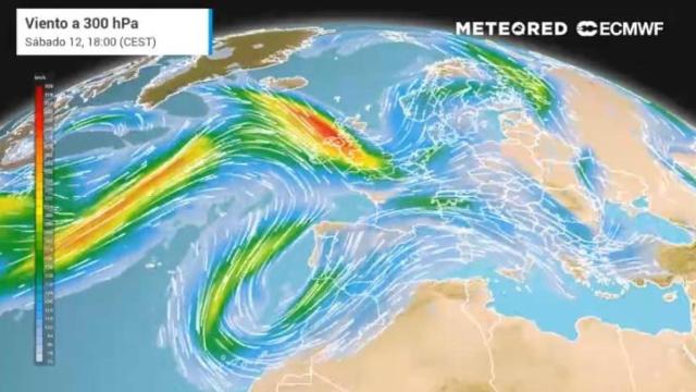 Algunos puntos de Andalucía podrían registrar acumulados de más de 100 l/m2 en 12 horas.