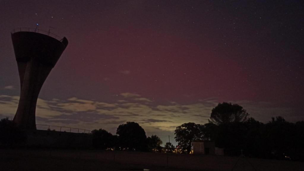 Aurora boreal en Valdenazar.