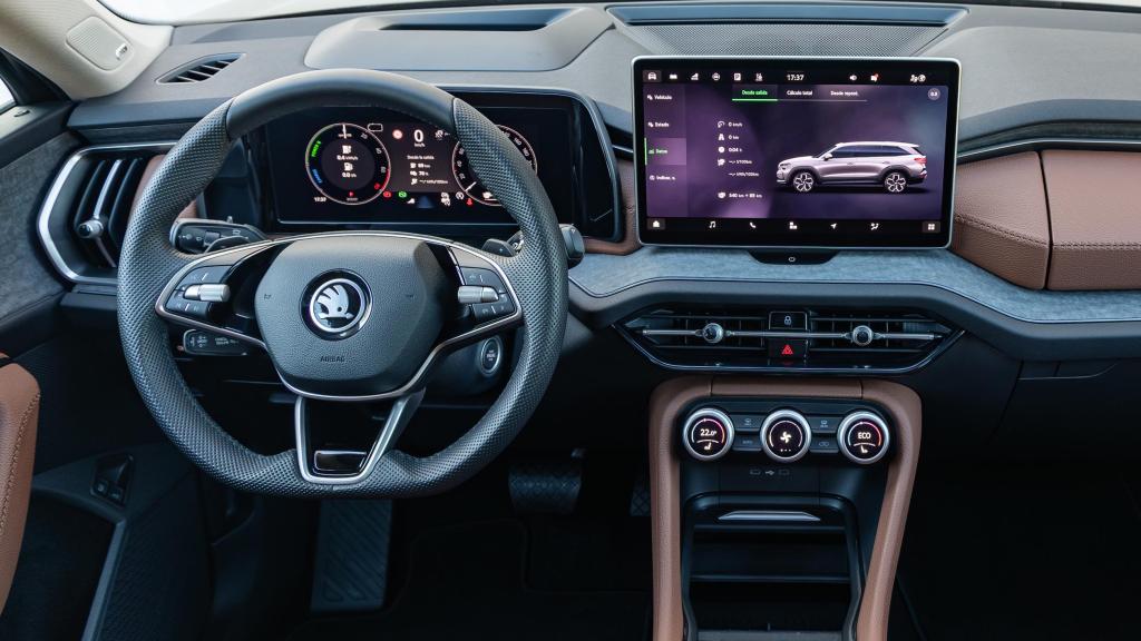 Interior del Skoda Kodiaq.