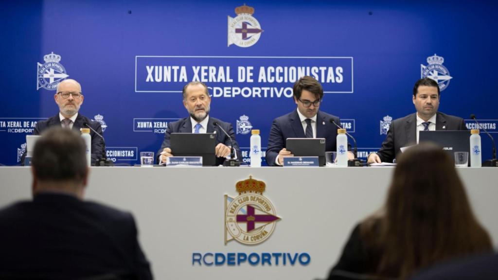 Junta de Accionistas del Deportivo.