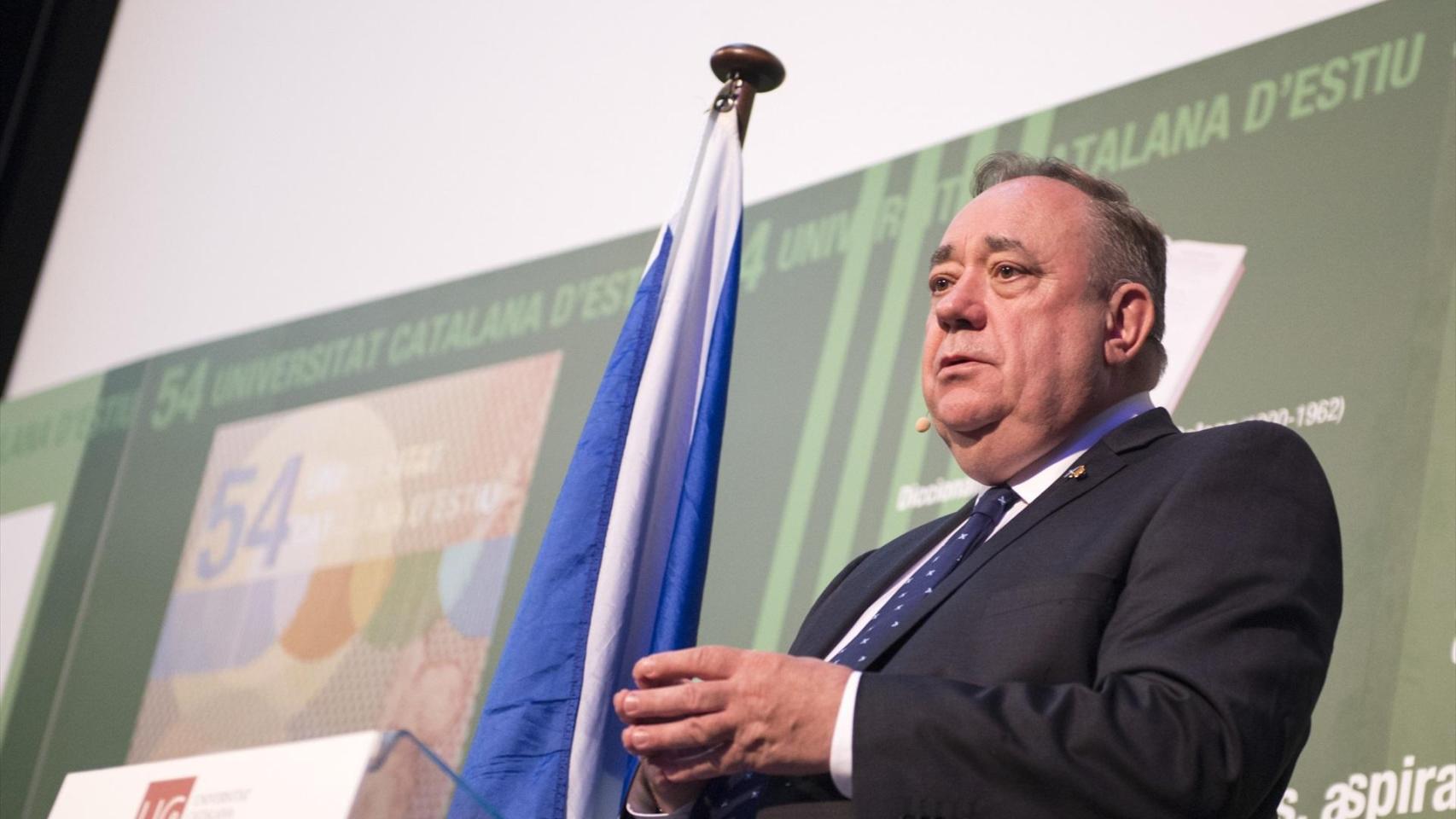 El ex primer ministro escocés y líder del Alba Party, Alex Salmond, en una imagen de agosto de 2022.