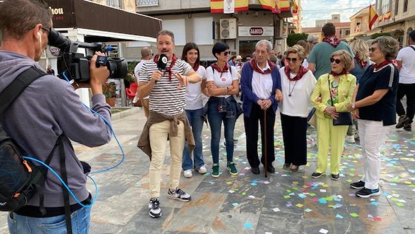 Las cámaras de À Punt y sus periodistas han seguido al momento la romería.