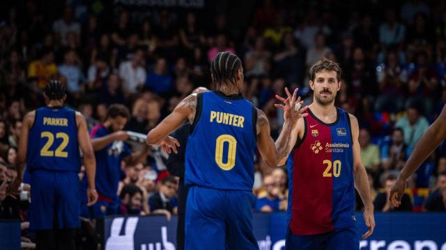 Punter y Laprovittola celebran un punto ante ALBA Berlín.