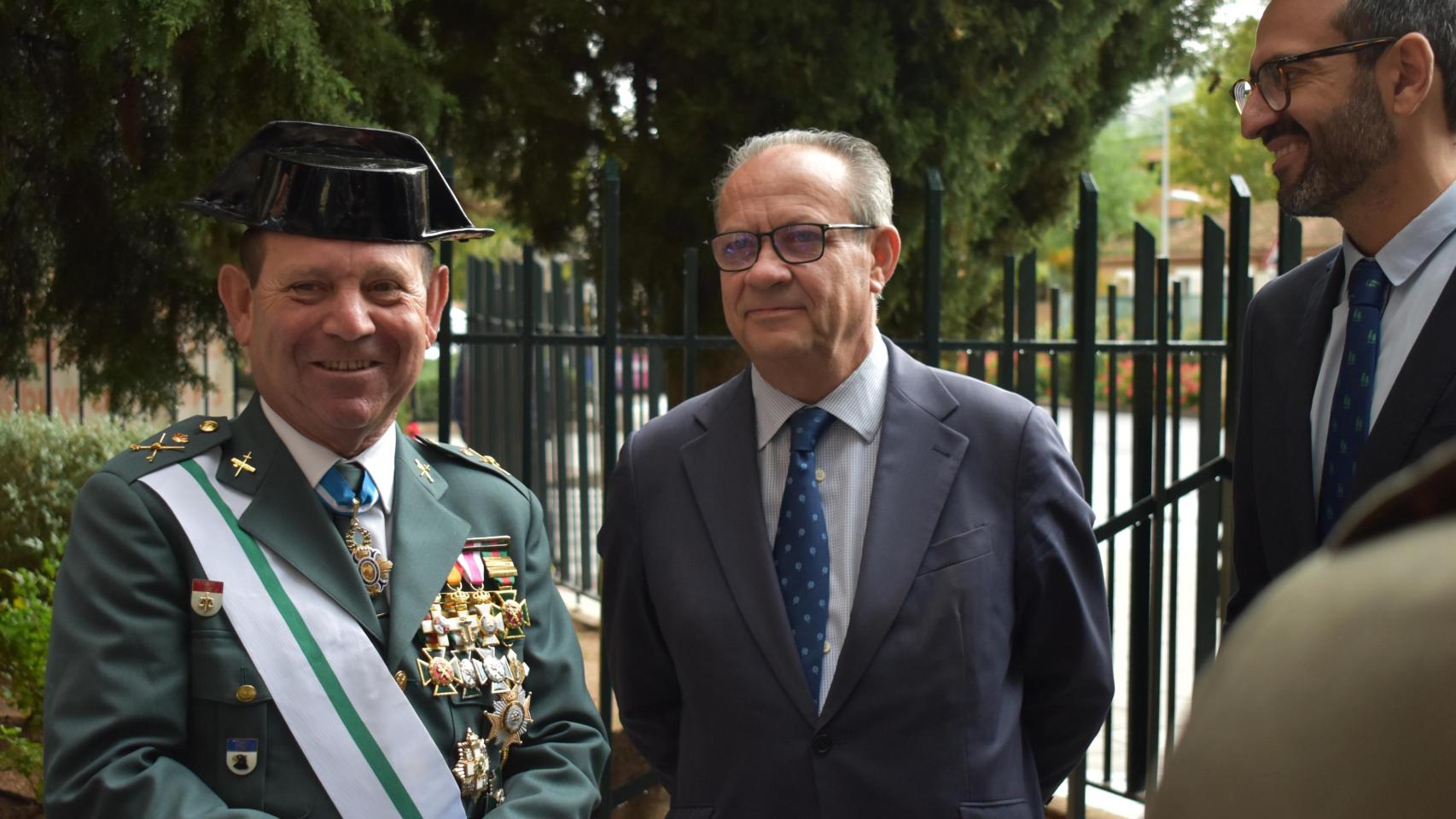 El consejero Juan Alfonso Ruiz Molina en el acto institucional del Día de la Guardia Civil en Toledo. Foto: JCCM.