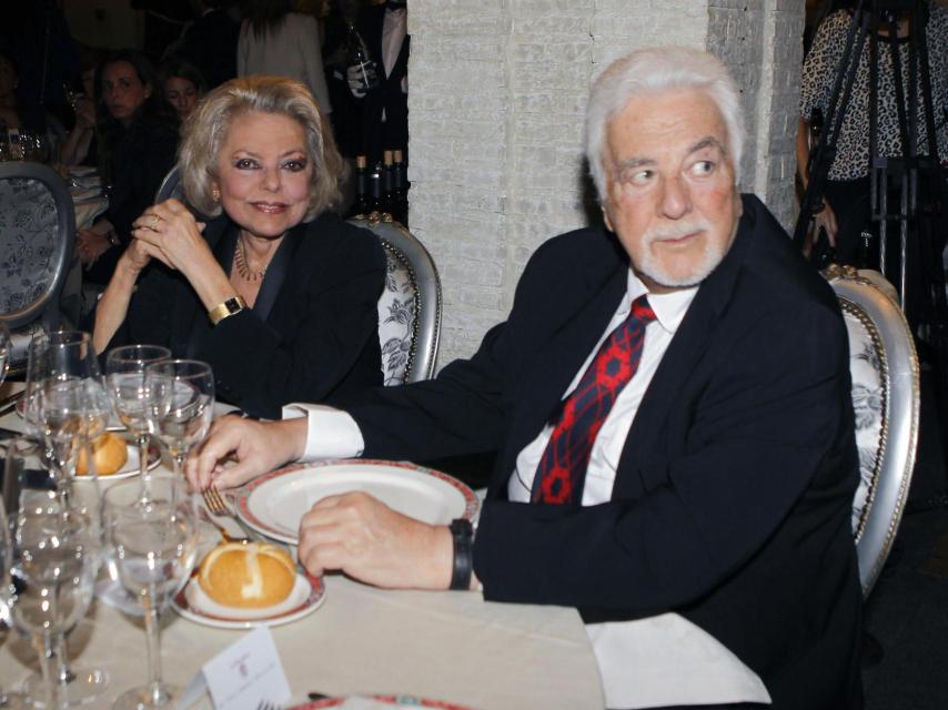 Mayra Gómez Kemp junto a Alberto Berco, en un evento social en 2013, en Madrid.