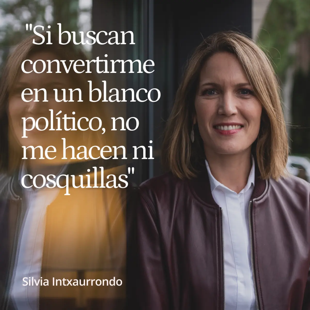 Silvia Intxaurrondo: "Si buscan convertirme en un blanco político, lo llevan crudo, no me hacen ni cosquillas"