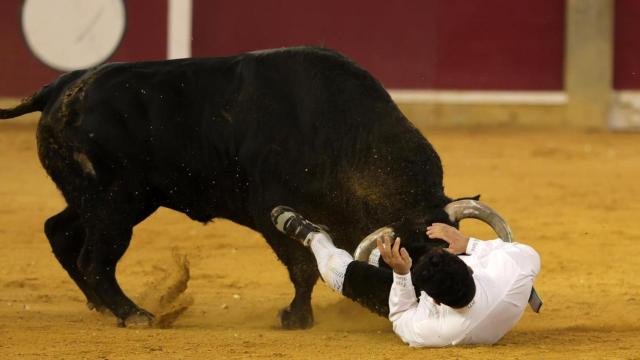 Cogida a Use en Zaragoza