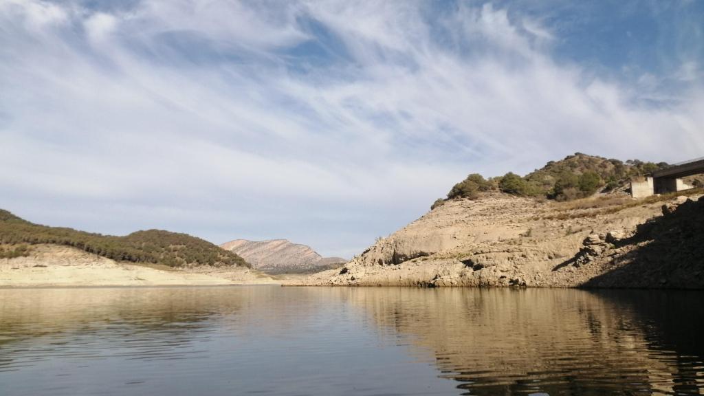 Estado actual del pantano de Guadalteba (Málaga).