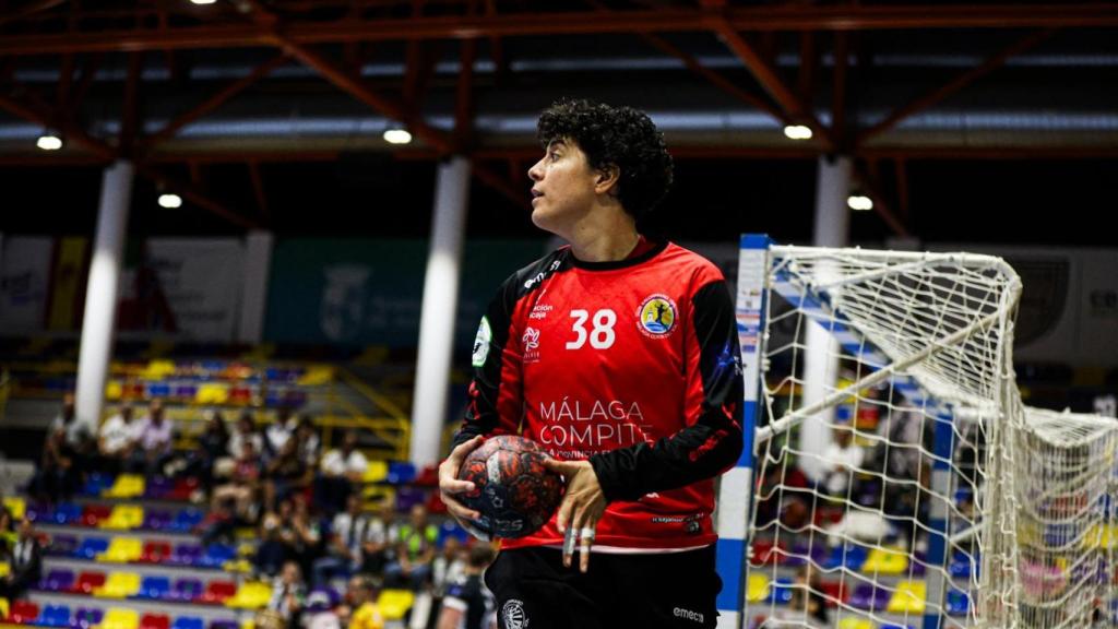 Merche Castellanos, portera del Balonmano Málaga Costa del Sol