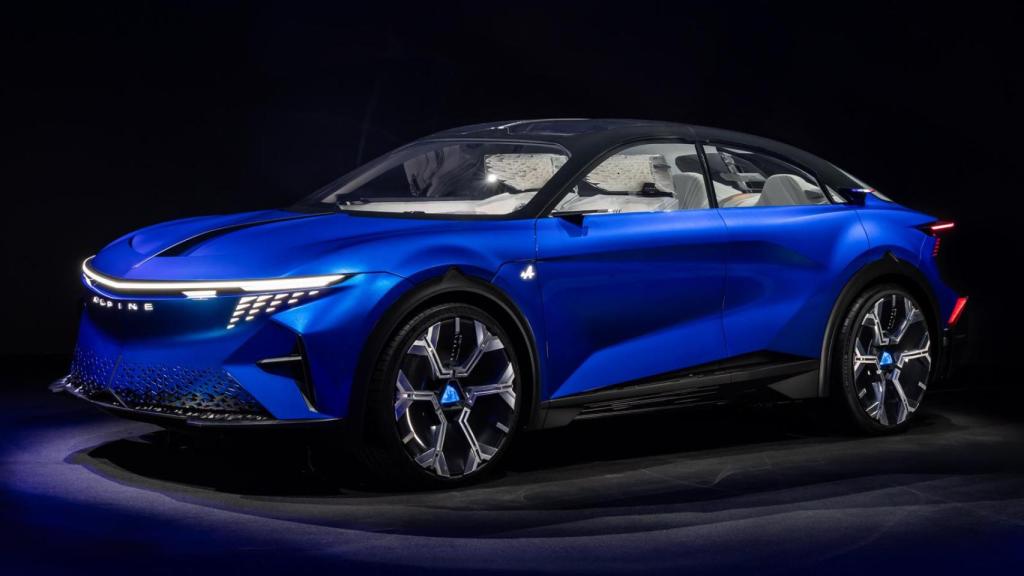 Prototipo de Alpine que se presenta en el Salón de París.