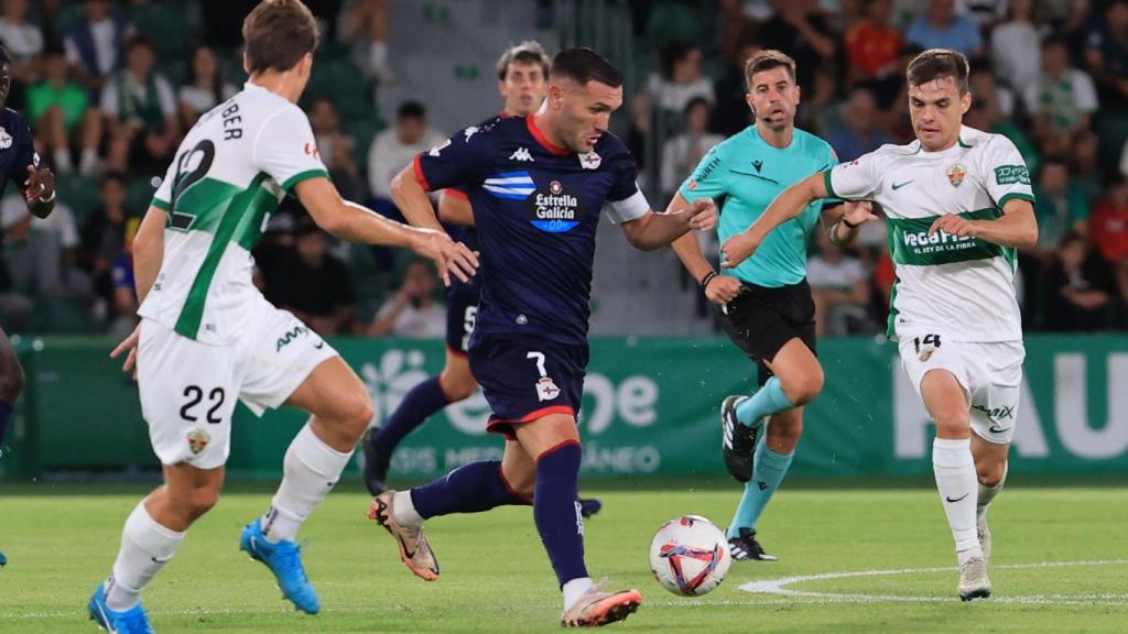 Lucas fue uno de los jugadores más destacados en el partido ante el Elche