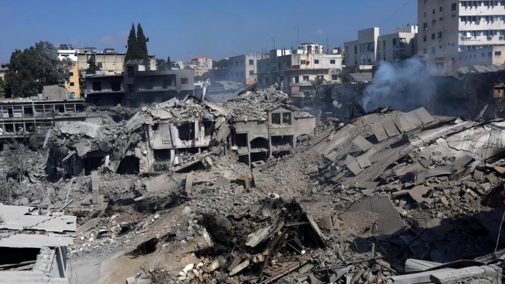 Nabatieh, sur de Líbano, tras un ataque de Israel