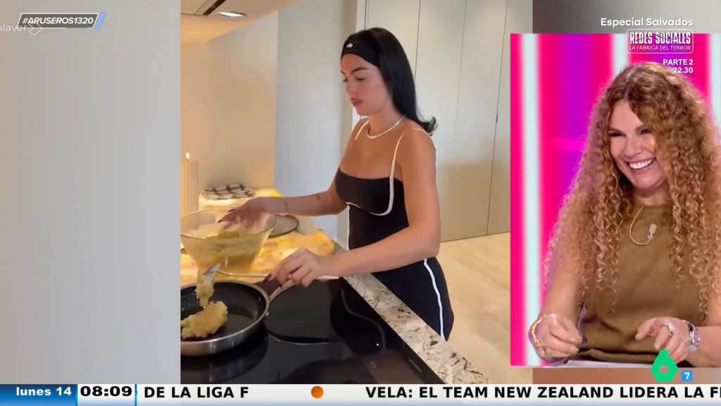 'Aruseros' comenta el vídeo viral de Georgina.