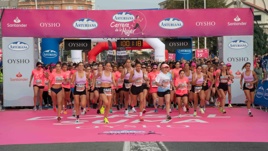 Los participantes de la carrera celebrada en La Coruña este 2024.