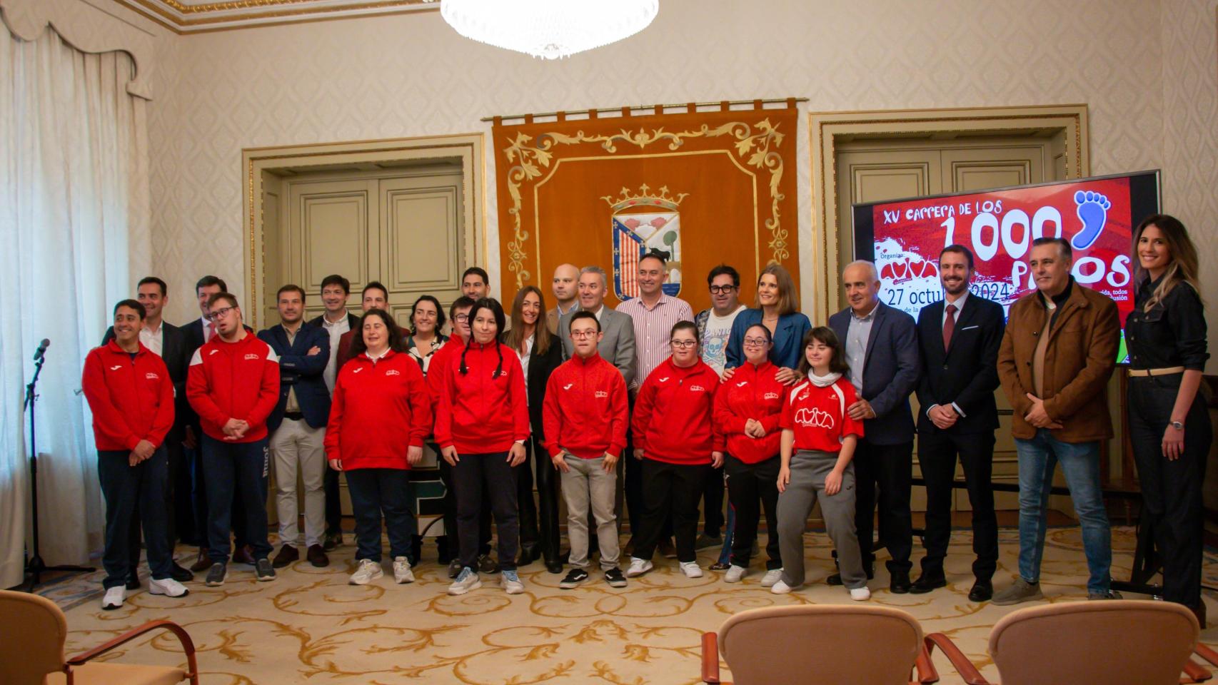 Presentación de la Carrera de los Mil Pasos en el Ayuntamiento de Salamanca