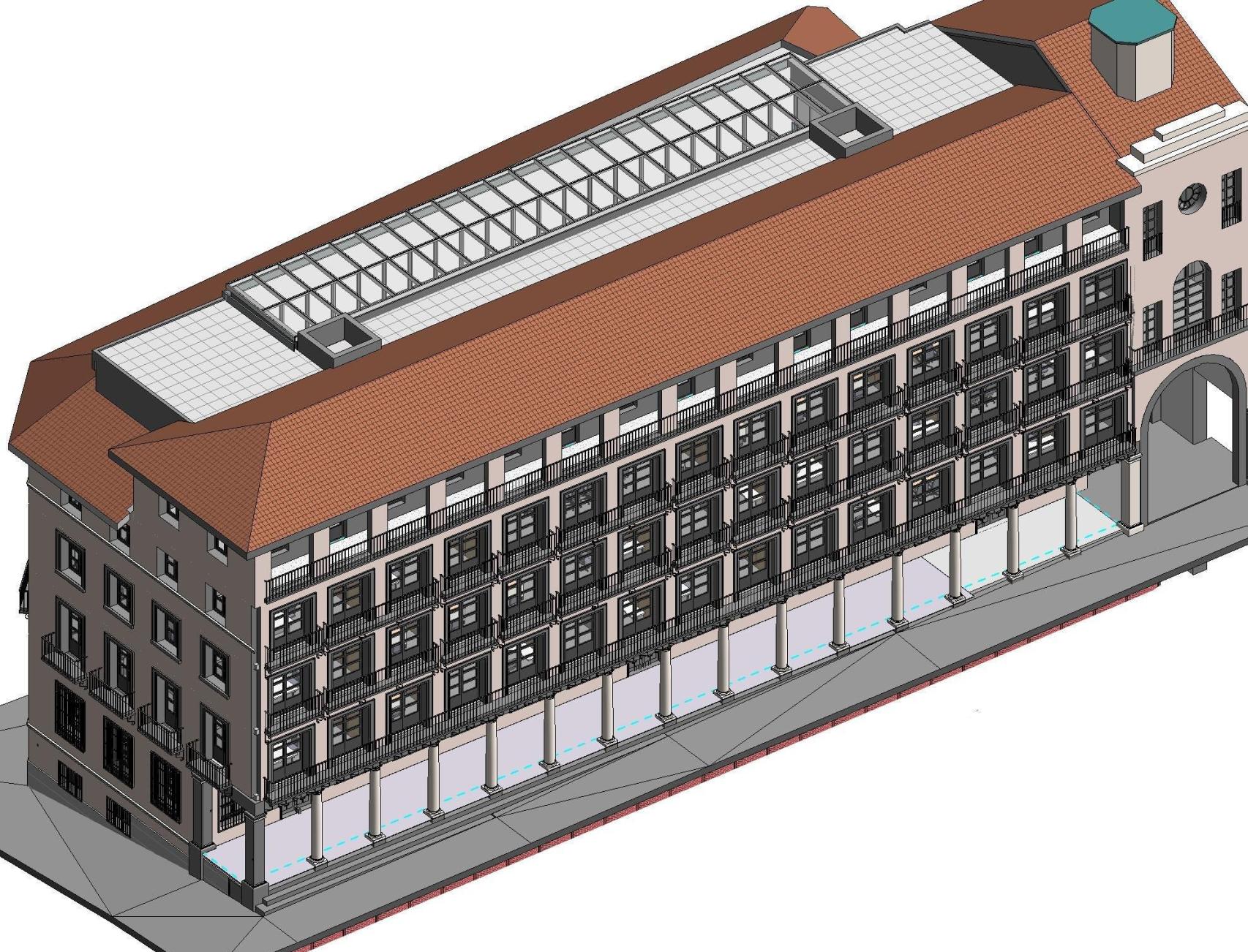 Del edificio sólo se conservará su fachadas y todos los elementos singualres.