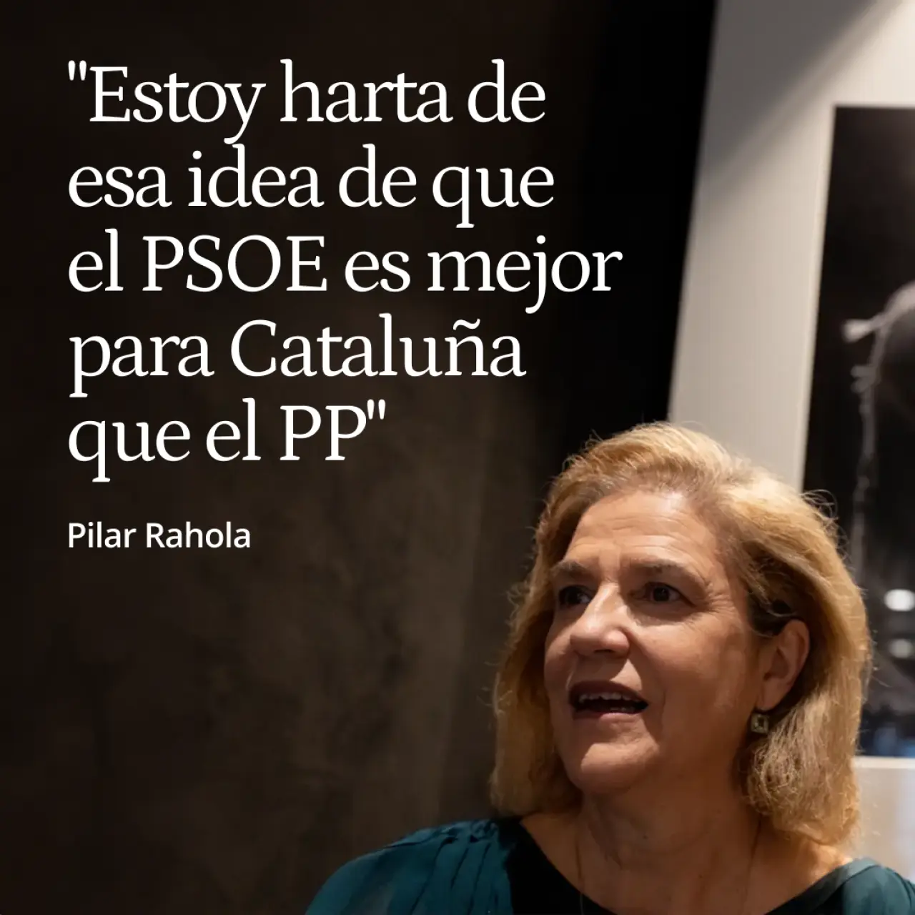 Pilar Rahola: "Estoy hasta las narices de esa idea de que el PSOE es mejor para Cataluña que el PP. Nos han jodido igual"