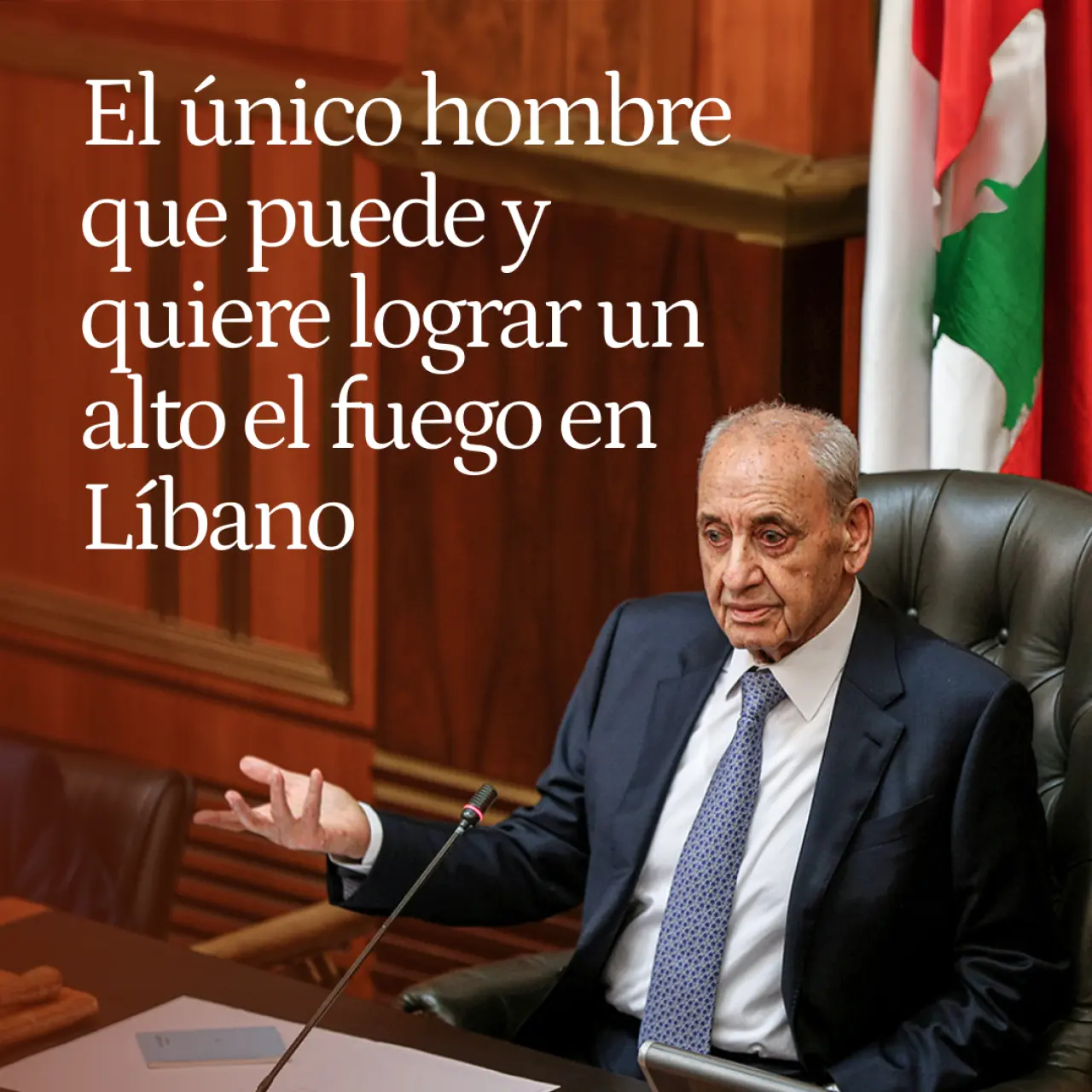 Nabih Berri, el único que puede (y quiere) lograr un alto el fuego entre Hezbolá e Israel