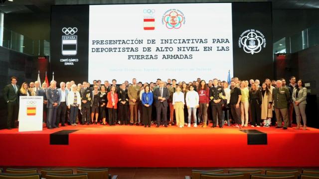 Presentación de iniciativas para deportistas de alto nivel en las fuerzas armadas.